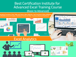 Excel Training Course in Delhi, 110052. Best Online Live Advanced Excel Training in Mumbai by IIT Faculty , [ 100% Job in MNC]