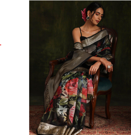 shop-organza-saree-collection-for-women-online-at-libas-big-0