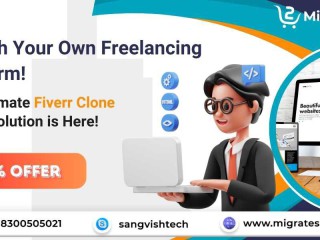 Launch Your Own Freelance Marketplace with Migrateshop's Fiverr Clone Script!